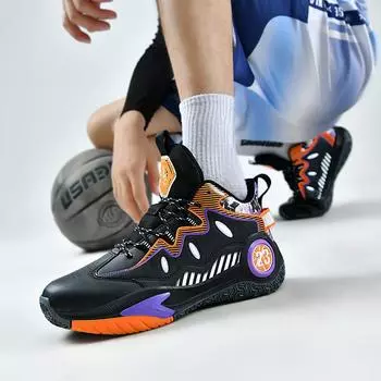 Баскетбольные кроссовки Combat большого размера для пар, осенние и зимние, кожаные, молодежные, баскетбольные кроссовки для тренировок 36