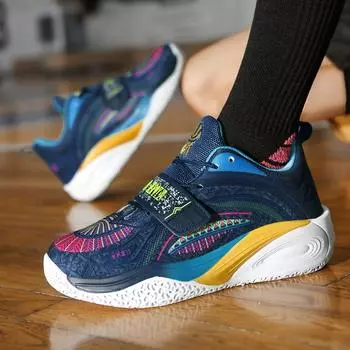 Баскетбольные кроссовки для детей среднего и старшего возраста, актуальные боевые, высокие, мужские, спортивные, для трения цементного пола, друзья, голос, кроссовки для баскетбола 36 серебряный серый