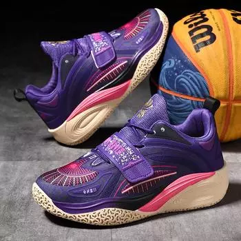 Баскетбольные кроссовки для детей среднего и старшего возраста, актуальные боевые, высокие, мужские, спортивные, для трения цементного пола, друзья, голос, кроссовки для баскетбола 36 серебряный серый