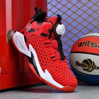 Баскетбольные кроссовки для молодежи с дышащей амортизацией, нескользящие, износостойкие кроссовки для тренировок в спортзале, высококачественные баскетбольные ботинки 31