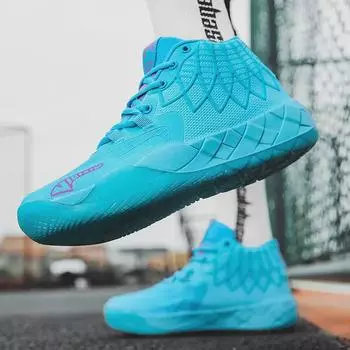 Баскетбольные кроссовки для студентов весна/лето 2024 года, мужские, средней высоты, с дышащей сеткой Size 45