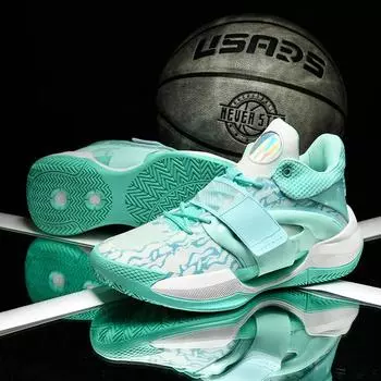 Баскетбольные кроссовки для юношеских тренировок, новые удобные суперлегкие кроссовки с толстой подошвой, кроссовки для активного отдыха 36