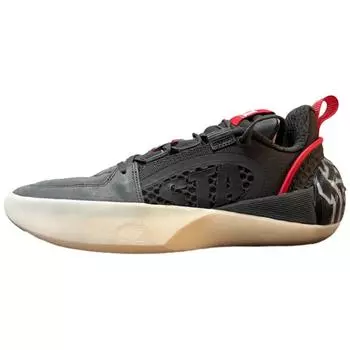 Баскетбольные кроссовки Li Ning All City 12 Encore Sta с удобной посадкой, амортизацией, прочные, низкие, мужские, серые, красные, ABAU029-9 46