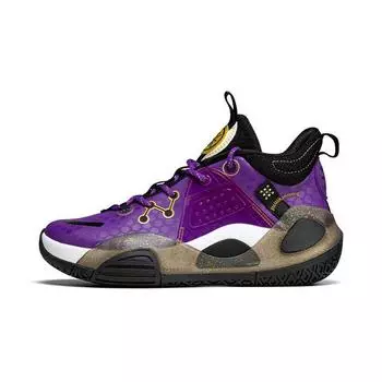 Баскетбольные кроссовки Li Ning All City 9 V1 Mid детские кроссовки Iron-Purple YKBR076-13 42