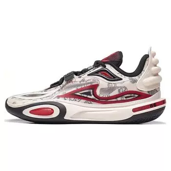 Баскетбольные кроссовки Li Ning All City 11 V2 Youth Version, удобные, амортизирующие, прочные, с низким верхом, унисекс, красные, белые ABPT051-1 40