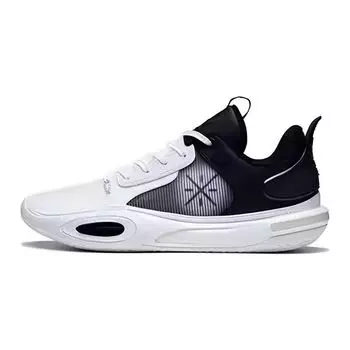 Баскетбольные кроссовки Li Ning All City 11 из искусственной кожи с амортизацией, нескользящие, износостойкие, с низким верхом, детские кроссовки черного и белого цвета ABPT049-3 39