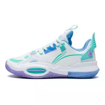 Баскетбольные кроссовки Li Ning All City 10 V1 Low Детские кроссовки Белые Зеленые YKBS024-3 39
