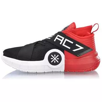 Баскетбольные кроссовки Li Ning All City 7 Wade Series с амортизацией, нескользящие, износостойкие, низкие, мужские, кроссовки, черные, красные, белые, ABAN047-1 45