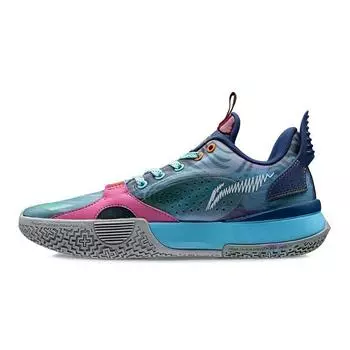 Баскетбольные кроссовки Li Ning All City 10 V1 с противоскользящим покрытием, амортизирующие, прочные, низкие, детские, темно-синие, ABPS059-2 39