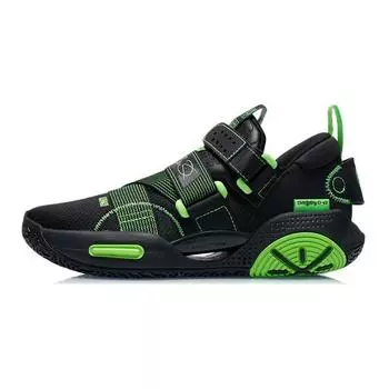 Баскетбольные кроссовки Li Ning All City 9 V2 Youth Low Top, детские баскетбольные кроссовки, черные ABPR055-7 35.5