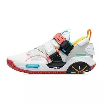 Баскетбольные кроссовки Li Ning All City 9 V2 Youth Low Top Детские кроссовки Белые Серые ABPR055-6 36