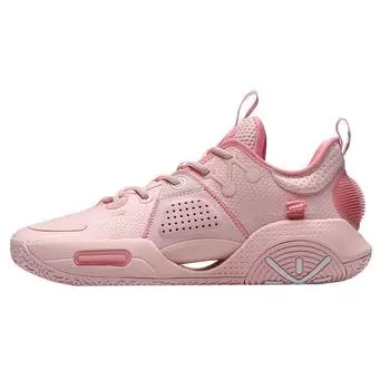 Баскетбольные кроссовки Li Ning All City 9 V1.5 с амортизацией, износостойкие, нескользящие, с низким верхом, мужские, цвет соляно-розовый ABAR015-8 39