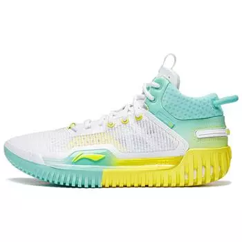 Баскетбольные кроссовки Li Ning Anti-5 мужские кроссовки белые зеленые желтые ABFT005-9 42