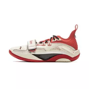 Баскетбольные кроссовки Li Ning Anti-Five Pursuit 1 Super SE Мужские кроссовки Молочно-белые Красные ABFV027-1 43