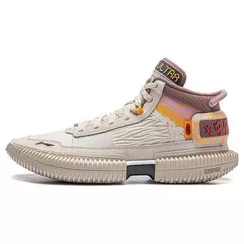 Баскетбольные кроссовки Li Ning Anti-Five 3 Ultra Fabric Synthetic Leather Lightweight High Resilience Breathable Mid Top Men ABFS011-34 40