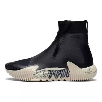 Баскетбольные кроссовки Li Ning Anti-Five 2 Winter Wear-Resistant Non-Slip High-Top, мужские кроссовки черного цвета ABFS017-4 41