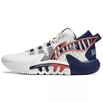 Баскетбольные кроссовки Li Ning Badfive 2 Low мужские кроссовки белые синие ABFR005-15 45