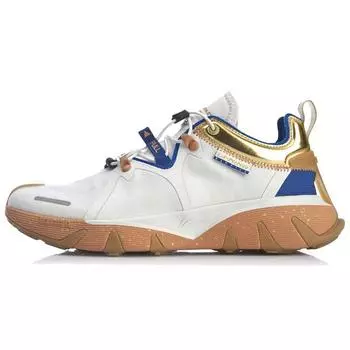 Баскетбольные кроссовки Li Ning Badfive Chicheng Weichu Youcai Low Top Мужские баскетбольные кроссовки Off-White AGBQ123-1 40