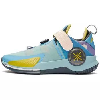 Баскетбольные кроссовки Li Ning Breakthrough 7 V2 мужские кроссовки синие фиолетовые ABPR047-6 40