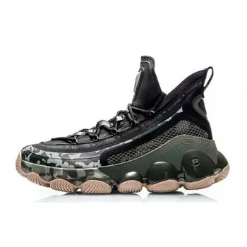 Баскетбольные кроссовки Li Ning Casual Non-Slip Lightweight High Top с камуфляжным принтом унисекс AGBP127-4 41