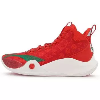 Баскетбольные кроссовки Li Ning CJ-1 McLemore 1-го поколения, прочные, дышащие, среднего размера, мужские, красные, ABAR019-1 40
