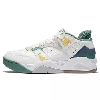 Баскетбольные кроссовки Li-Ning Durable Low-Touch Retro женские кроссовки Белый Зеленый AGBS032-2 35