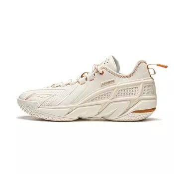 Баскетбольные кроссовки Li Ning Fan Wu 4.5 Full Palm Cushioning Technology с амортизацией, амортизацией, отскоком, антискручиванием, устойчивостью и поддержкой, бежевые ABFU049-3 39