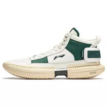 Баскетбольные кроссовки Li Ning Fan Wu 3 Ultra New School для мужчин, белые, зеленые, ABFS011-15 39