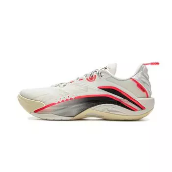 Баскетбольные кроссовки Li Ning Fan Wu You Ji 1 Super, мужские кроссовки цвета шампанского и белого ABFV005-10 40