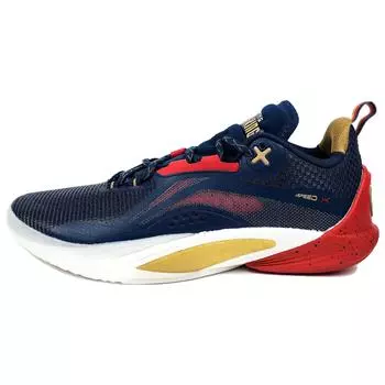 Баскетбольные кроссовки Li Ning Flash 10 CBA Nanjing Team Professional, мужские кроссовки, синие ABAT085-12 44