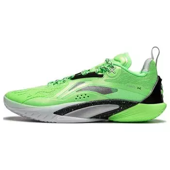 Баскетбольные кроссовки Li Ning Flash 10 Sword Saint универсальные удобные амортизирующие легкие отскакивающие низкие мужские кроссовки ABAT085-11
