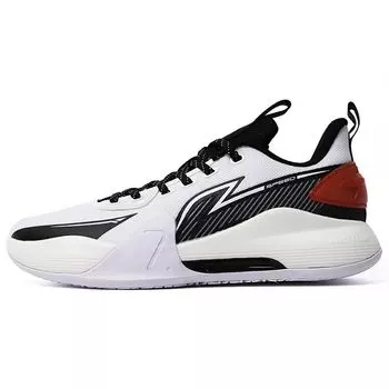 Баскетбольные кроссовки Li Ning Flash 7 с амортизацией, противоскользящие, прочные, низкие, мужские, белые ABPT013-1 45