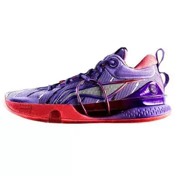 Баскетбольные кроссовки Li Ning Flash 8 Premium Comfortable Universal Low Top, мужские кроссовки Ultraviolet ABAR147-1 41