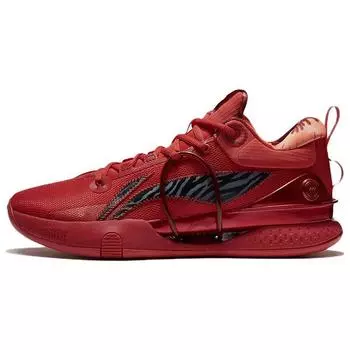 Баскетбольные кроссовки Li Ning Flash 8 Premium Shock Absorbing Non-Slip Wear-Stick-Now-Top для мужчин, красные ABAS005-5