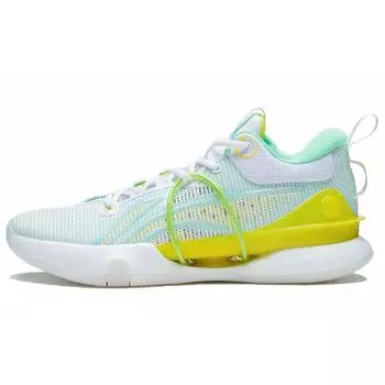 Баскетбольные кроссовки Li Ning Flash 8 Premium, мужские кроссовки светло-мятно-зеленого цвета ABAS015-1 45