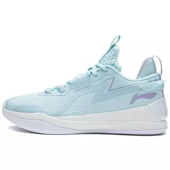 Баскетбольные кроссовки Li Ning Flash Energy 2.0 из искусственной кожи, прочные, дышащие, низкие, мужские, светло-голубые ABAS099-5 45