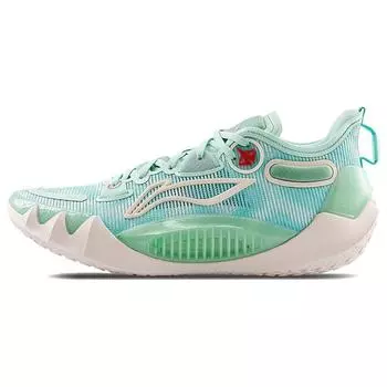 Баскетбольные кроссовки Li Ning JB1 Jimmy Butler 1 с интегрированным плетением, высокой устойчивостью, мужские кроссовки мятно-зеленого цвета, нефрит ABAS051-5 45