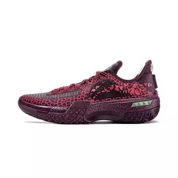 Баскетбольные кроссовки Li Ning Jiao Ao Sunset Purple Green, мужские кроссовки красного цвета ABFU035-5 43