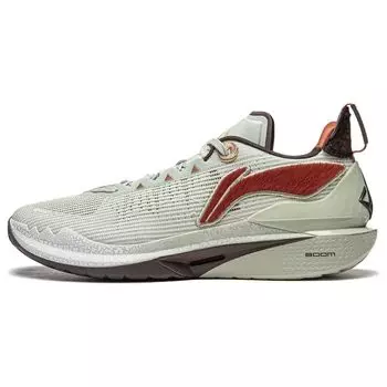 Баскетбольные кроссовки Li Ning Jimmy Butler 2 с низкой амортизацией, мужские кроссовки серо-красного цвета ABAT081-8 43