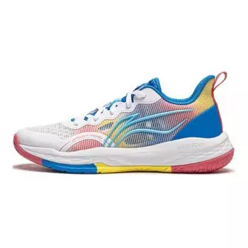 Баскетбольные кроссовки Li Ning Kids Long Fist V2 из легкой пены с противоскользящими противоударными свойствами, амортизирующие, износостойкие, дышащие, с отскоком, с низким верхом YKBU026-41