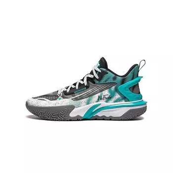 Баскетбольные кроссовки Li Ning Kids Rebound, износостойкие, нескользящие, устойчивые, детские, баскетбольные кроссовки, зеленые YKBU068-41 31