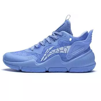 Баскетбольные кроссовки Li Ning Kids с амортизацией и отскоком, детские кроссовки синего и темно-синего цвета YKBS104-9 31