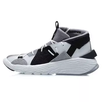 Баскетбольные кроссовки Li Ning Kung Fu Winterized Low Top, мужские кроссовки серо-черного цвета AGBQ073-2 41