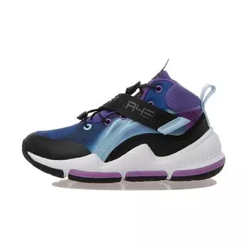 Баскетбольные кроссовки Li Ning Pioneer-Force I TD Shock Absorbation Rebound Детские кроссовки Черный Фиолетовый YKBR054-3 40