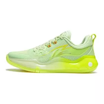 Баскетбольные кроссовки Li Ning Premium 4.0, удобные, дышащие, легкие, с отскоком, с низким верхом, детские кроссовки флуоресцентно-зеленого цвета YKBU016-7 40