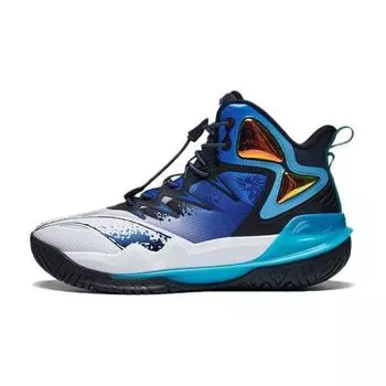 Баскетбольные кроссовки Li Ning Primary 3.0 V2 Shock Absorbing Детские кроссовки Белый Синий YKBT072-7 37