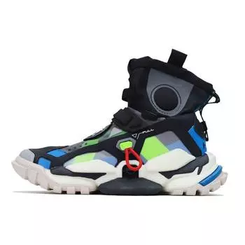 Баскетбольные кроссовки Li Ning Reignite 2.0 Hi DW High-Top Retro Unisex кроссовки Черный Синий AGBQ108-1 37