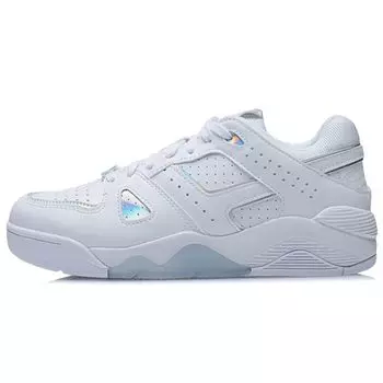 Баскетбольные кроссовки Li Ning Retro 90s Lightweight Breathable Low Top, женские, белые, AGBR018-3 35