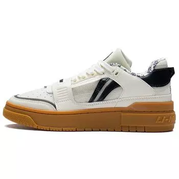 Баскетбольные кроссовки Li Ning Rookie Low Top Retro, мужские, светло-желтые, состаренные ABCS023-4 43