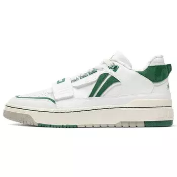 Баскетбольные кроссовки Li Ning Rookie Low Top Retro женские кроссовки белые зеленые ABCS028-4 35